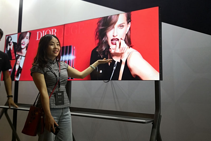 無縫拼接屏某單位租賃案例效果展示